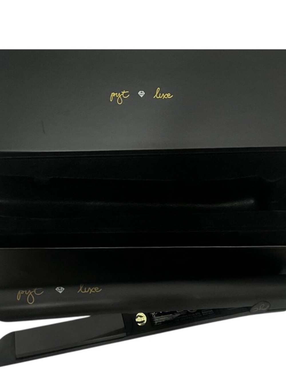 Luxe Black Ceramic Hair Straightener – Professional Flat Iron